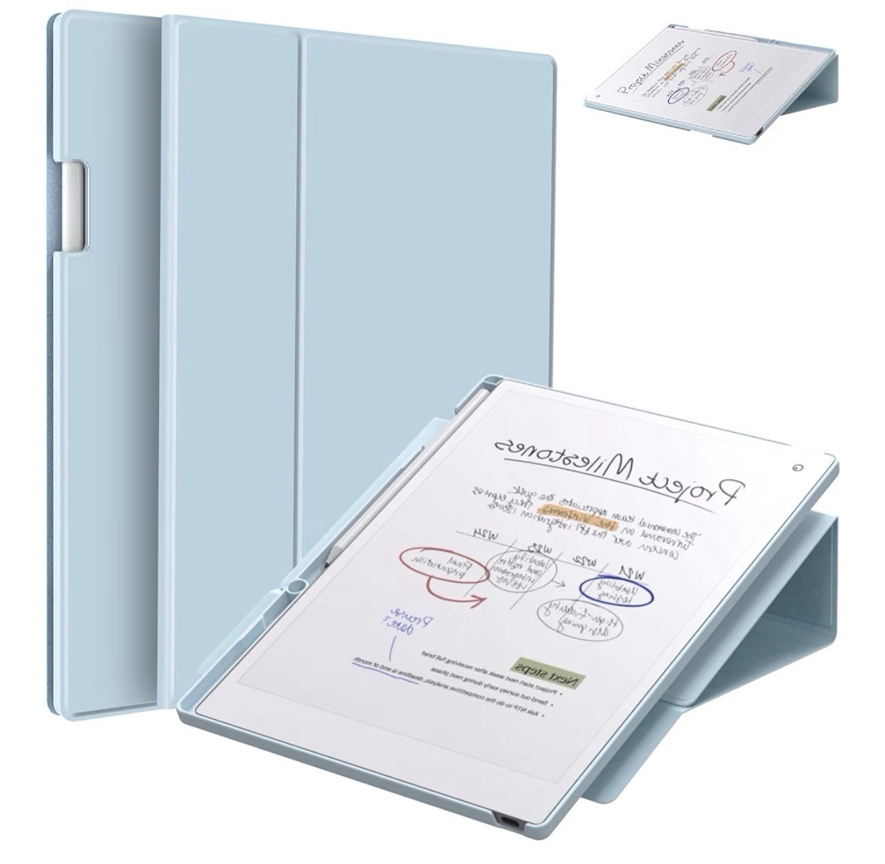 E NET CASE remarkable Paper Pro Color,Sky Blue 11.8” Multi Viewing 2024