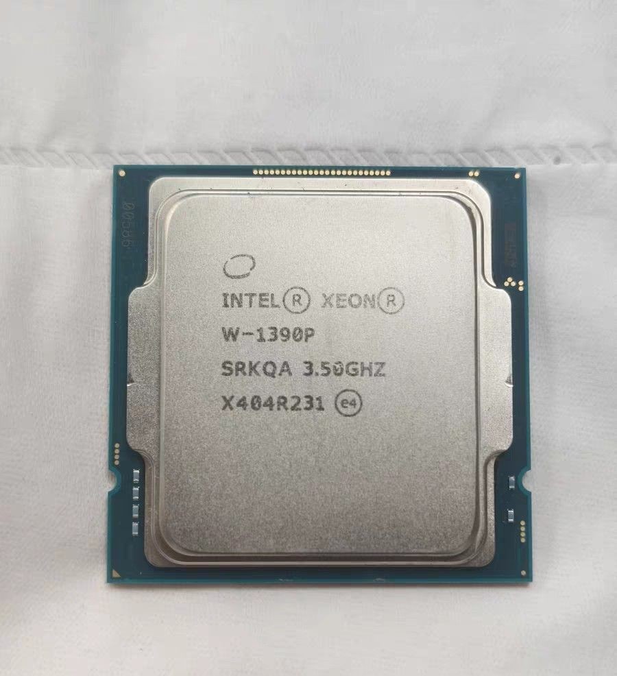Intel Xeon W-1390P LGA-1200 Upgrade Used CPU Processor 3.50GHz 8-Core 16T 16MB