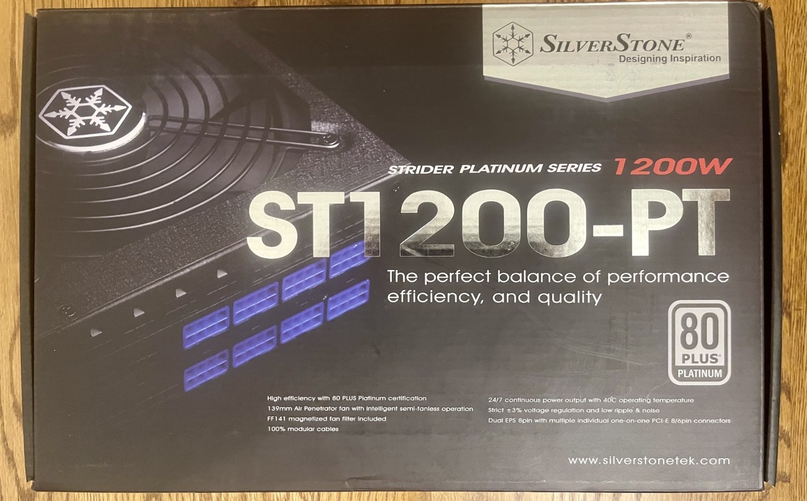 *NEW - SilverStone Strider ST1200-PT 1200W 80+ Platinum Fully Modular ATX PSU