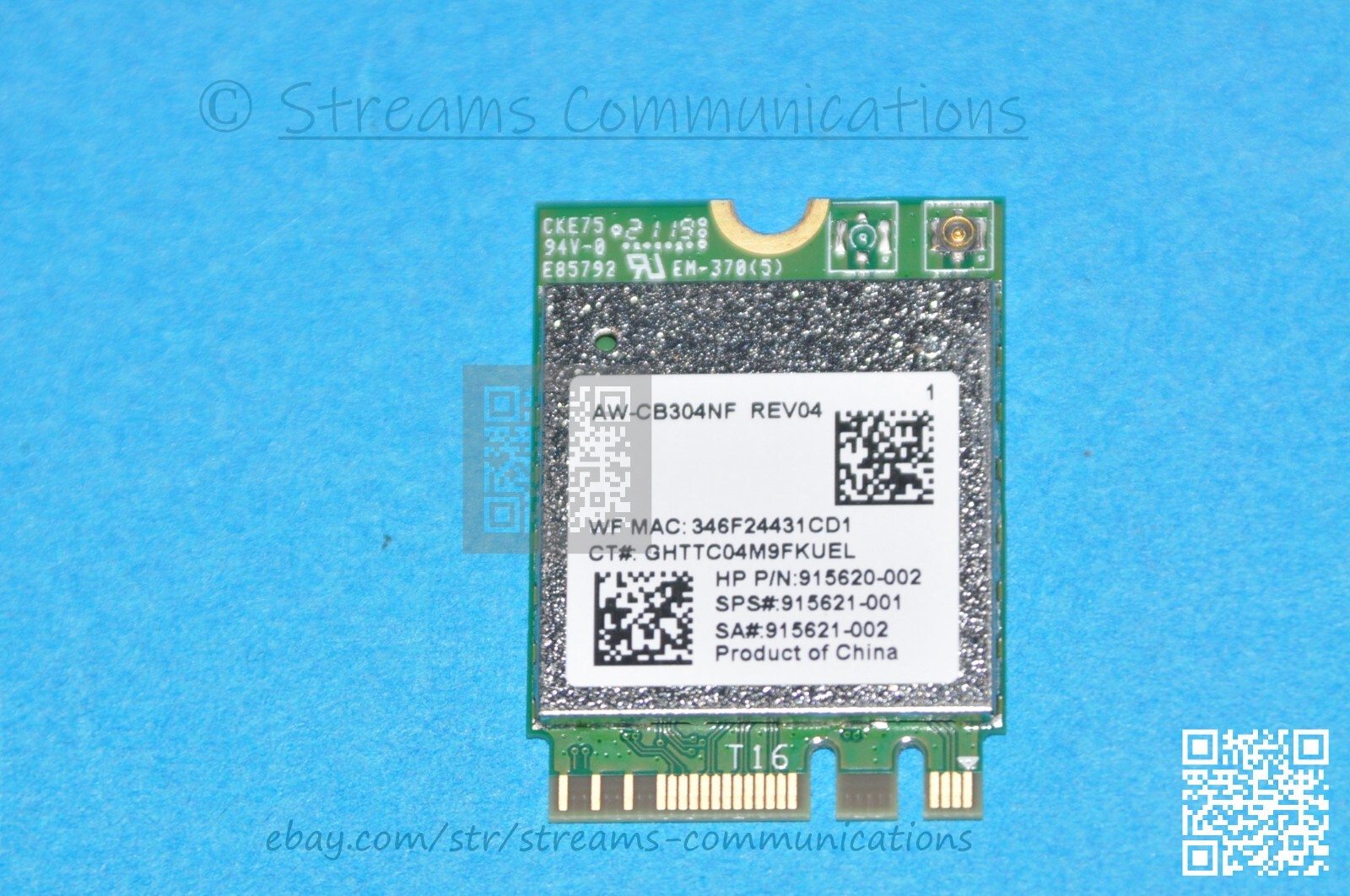 HP 15-DW 15-dw0083wm Laptop Wi-Fi Card