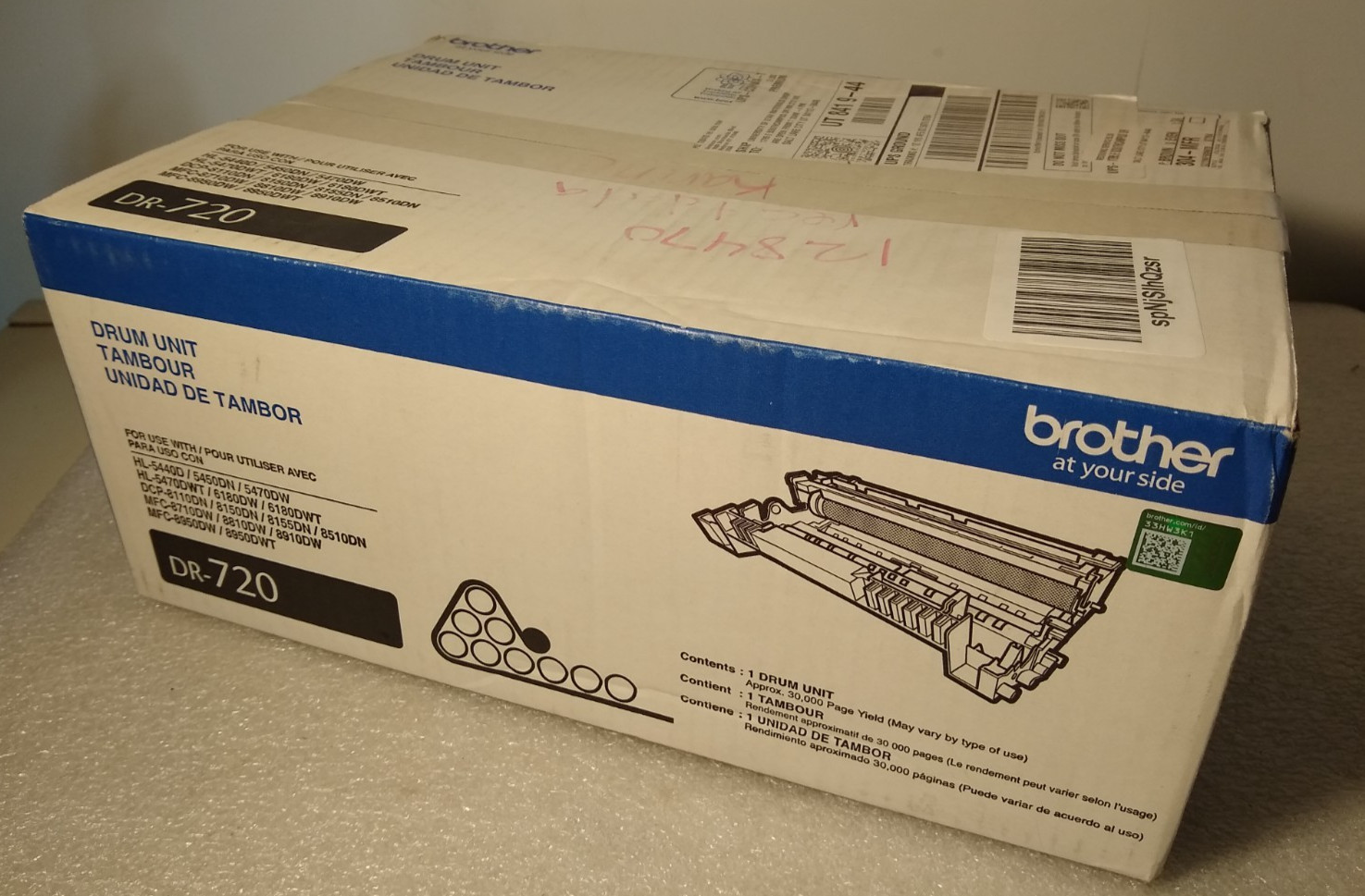 NEW Genuine Brother DR-720 Drum Unit for MFC-8910DW HL-5470DW