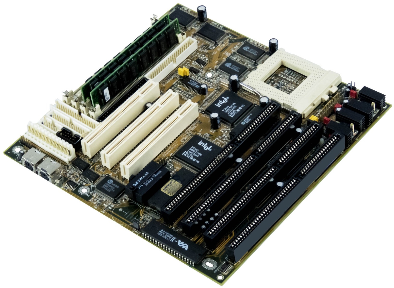 MOTHERBOARDS BIOSTAR MB-8500TVX-A SOCKET 7 SIMM 16MB EDO DRAM PCI ISA
