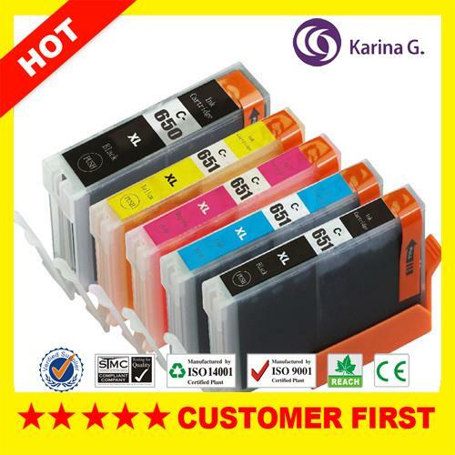 5X cartouche d'encre générique pour PGI-650 CLI-651 XL encres ensemble pour
