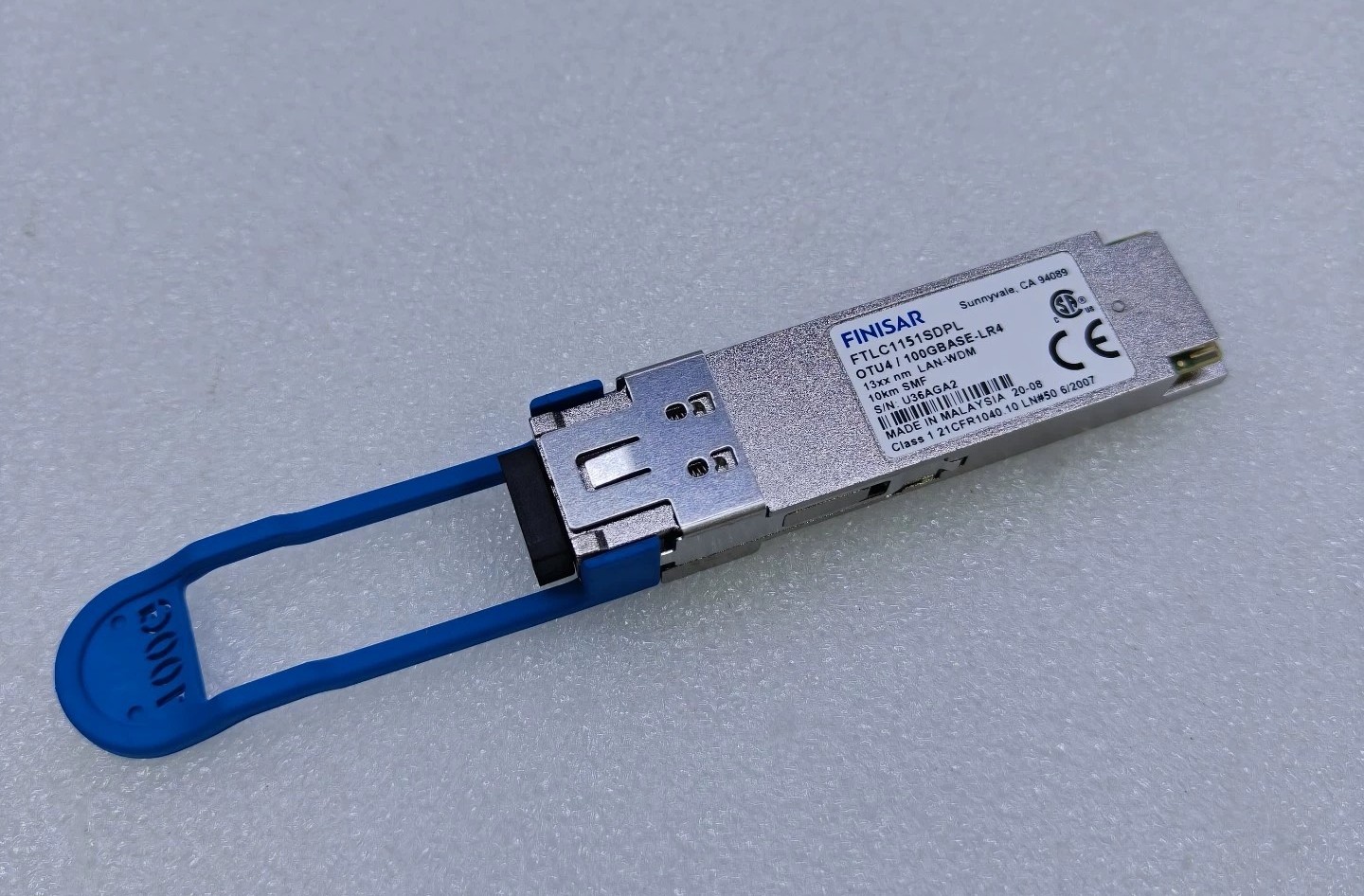 1PC Finisar FTLC1151SDPL QSFP28 OTU4/100GBASE-LR4 4x28G Dual Rate 10km SMF