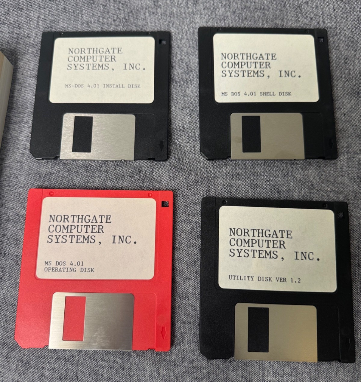 Microsoft GW-BASIC Interpreter User’s Guide + Northgate MS-DOS 4.01 OEM Disk Set