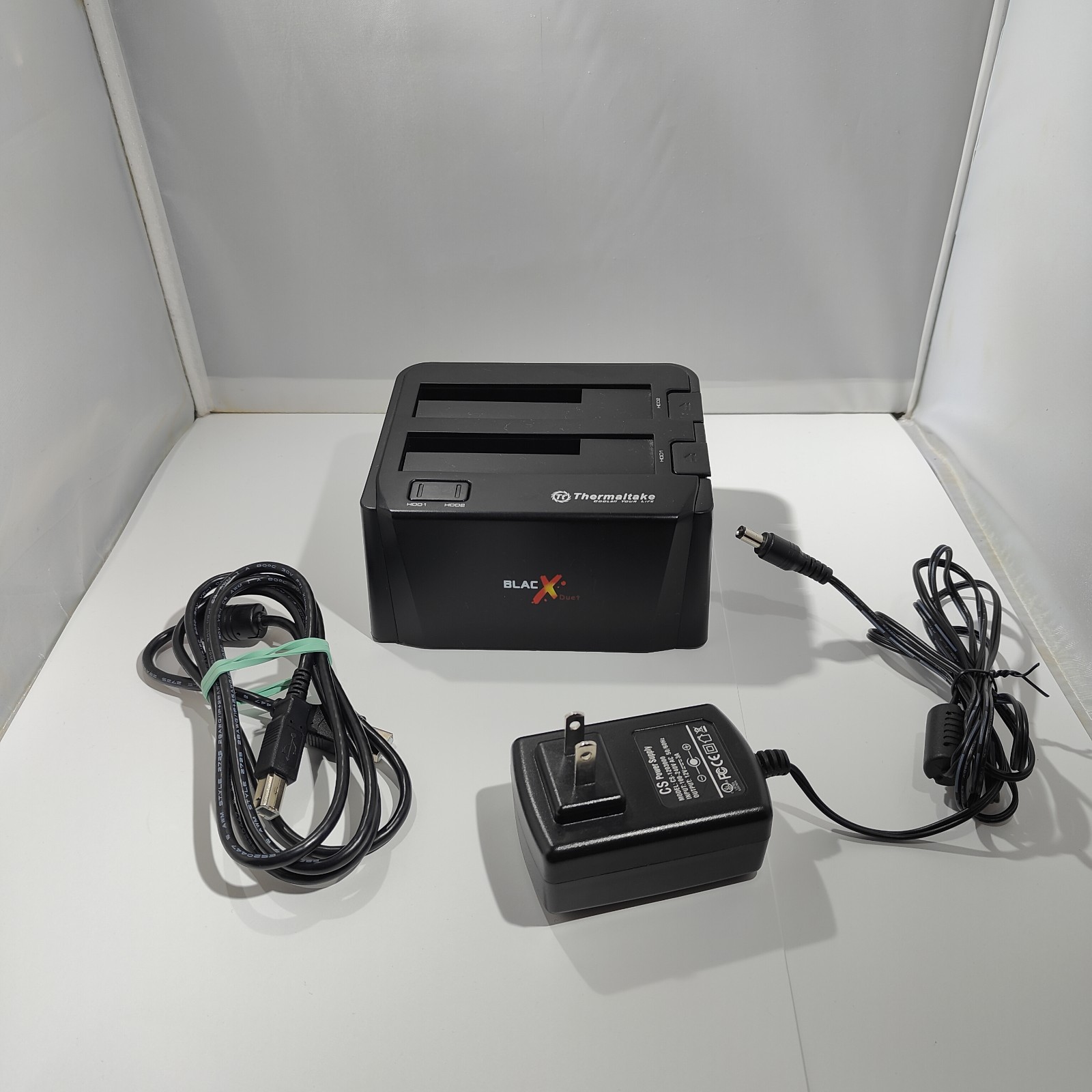 Thermaltake BlacX Duet Dual Bay SATA HDD eSATA USB Docking Station ST0014U