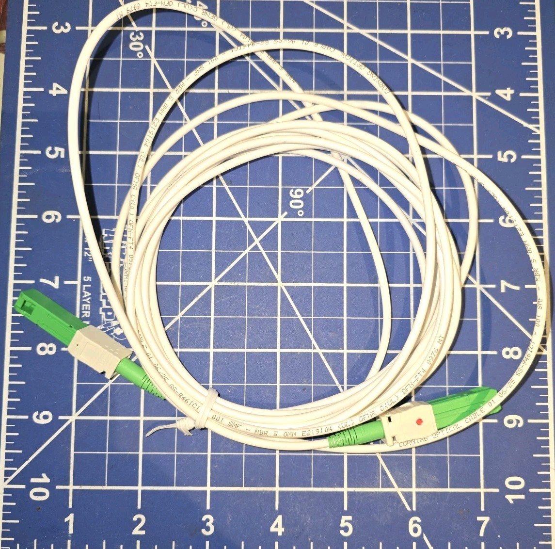 Corning 1031210 1F 5.0CC 2.9mm SHSCA/SHSCA Fiber Optic Patch Cables 4M 15ft