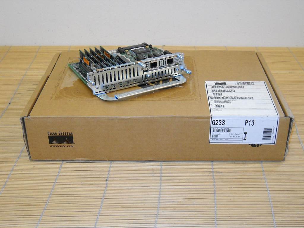 NEW Cisco NM-HDV-2E1-60 VOIP Module 2600/3600/3700 Router NEW OPEN BOX