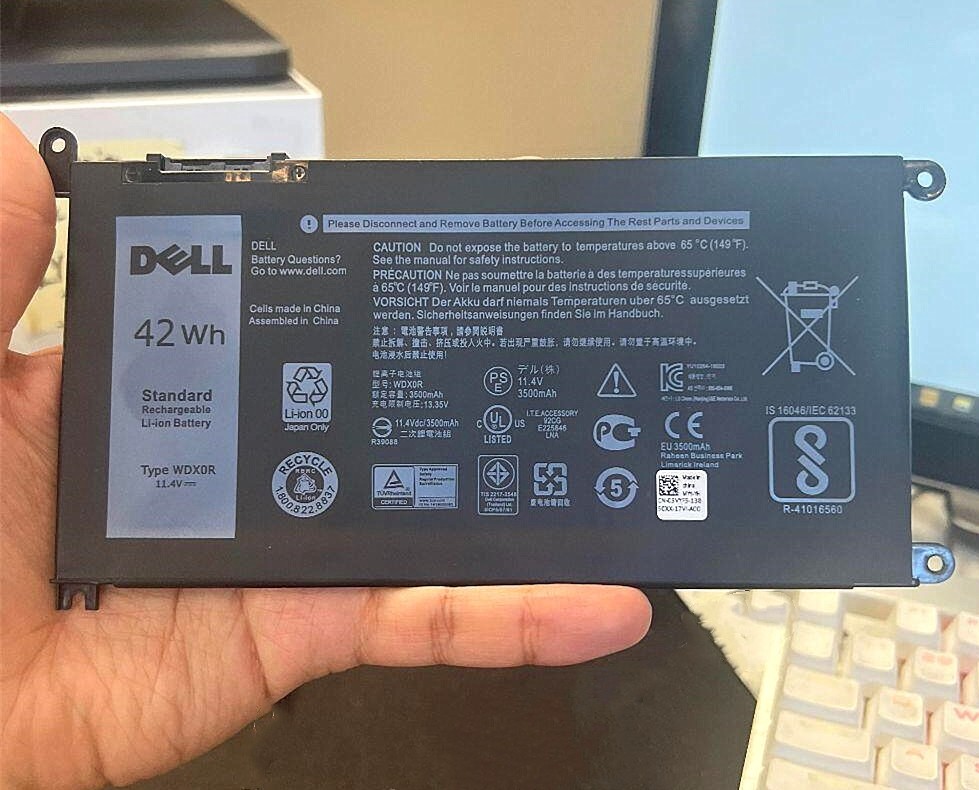 Genuine OEM WDX0R WDXOR Battery For Dell Inspiron 5378 5567 5568 5765 7368 7579