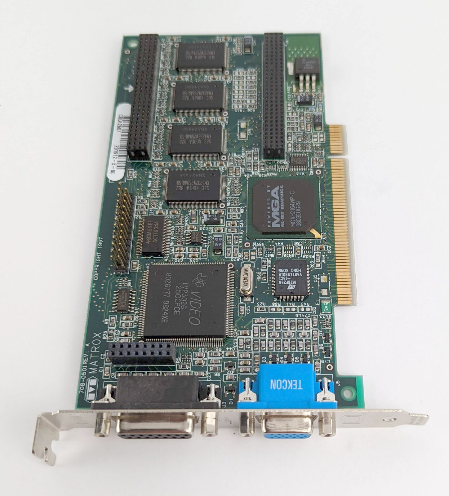 Matrox 708-04 Rev A PCI Video Card MGI MIL2P/4/CPQ5 (HPC) Millenium II VGA D-Sub