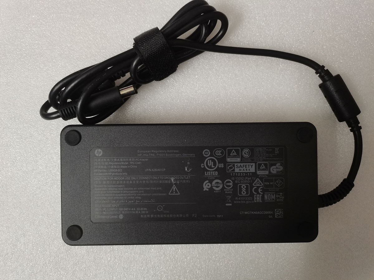 For HP Z2 Mini G9 Workstation 19.5V 14.36A TPC-CA61 280W AC Adapter 100%Original