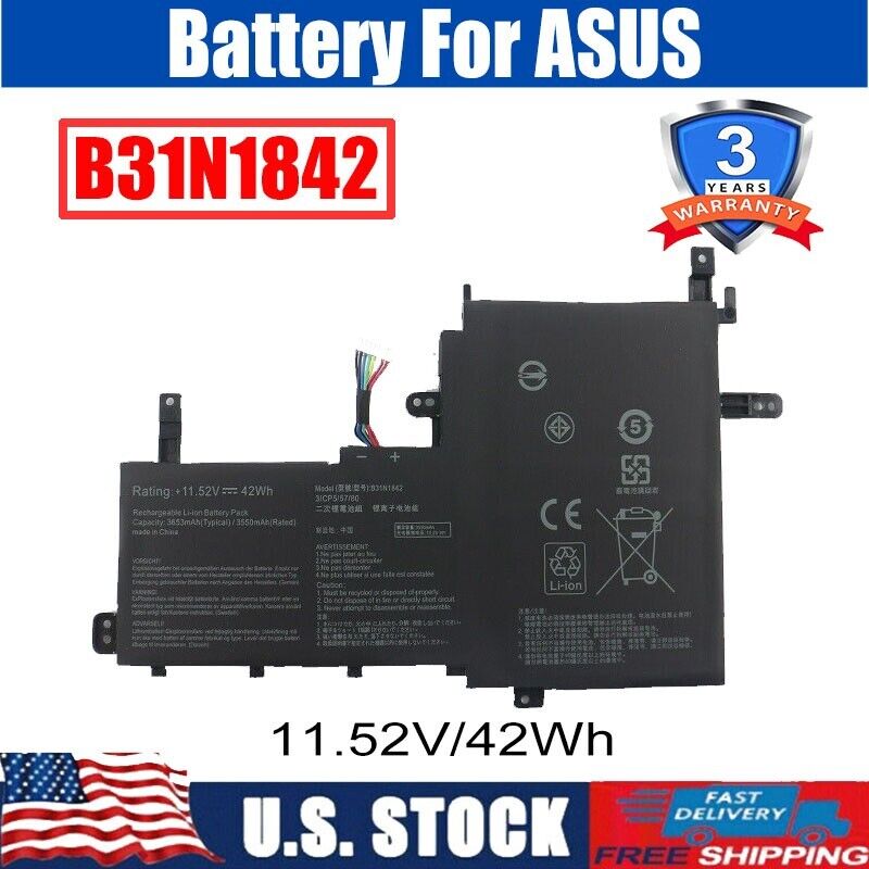 B31N1842 Battery For ASUS VivoBook 15 S15 F513 M513 K513 S513 X513 S531F 42Wh US