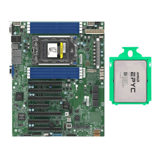 Supermicro H12SSL-i + AMD EPYC 7F52 16 cores 32 threads 3.5GHZ up to 3.9GHZ 240w