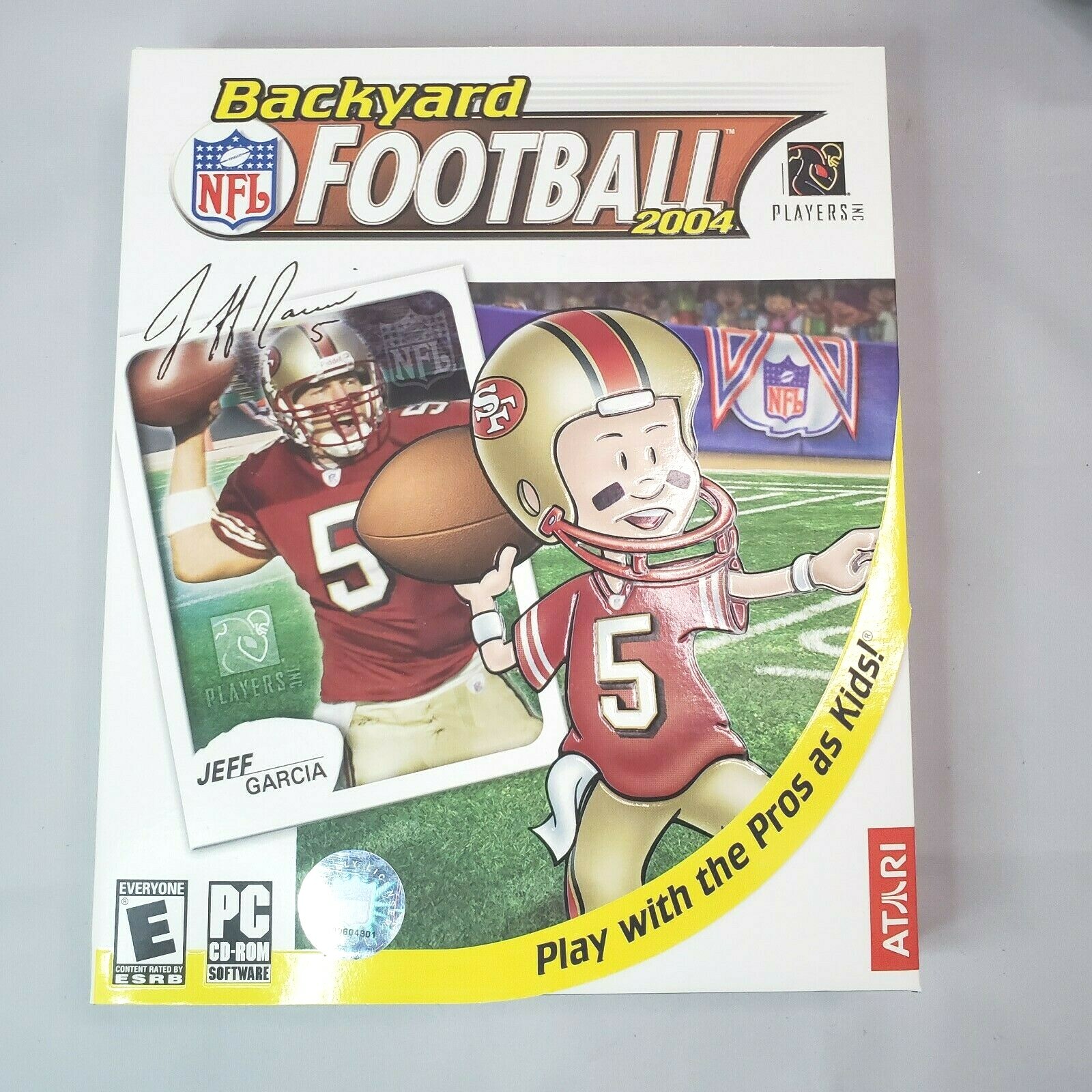 Backyard Football 2004 Big Box PC Game Jeff Garcia Version New Sealed 