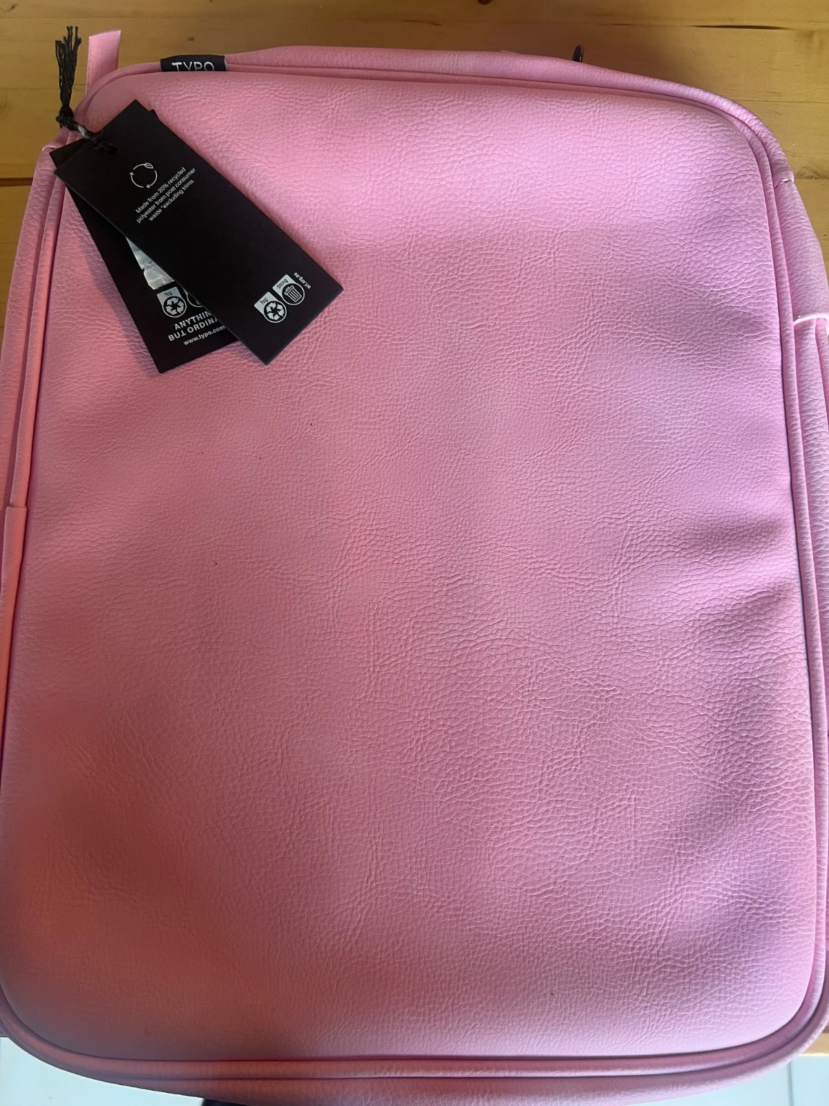 New TYPO Anything But Ordinary Pink Laptop Case w/Crossbody Strap