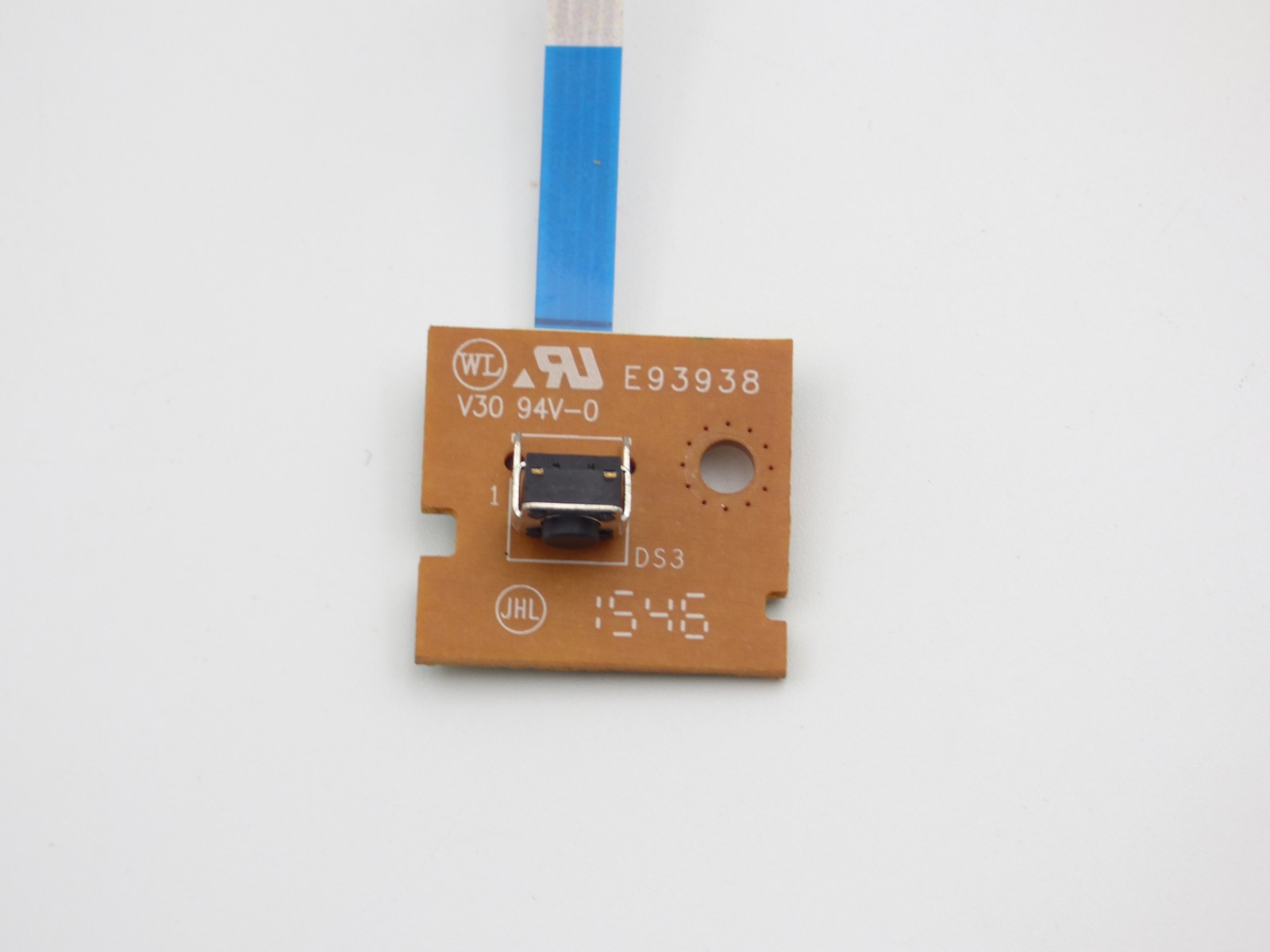 HP OEM Power Button Board Rev A E93938 From Officejet Pro 8610 Printer Used