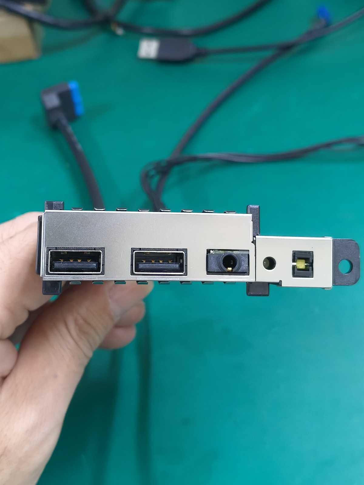 For HP Z2G4 SFF Power Switch Audio USB Front Panel with Cable M1-L20613 Module