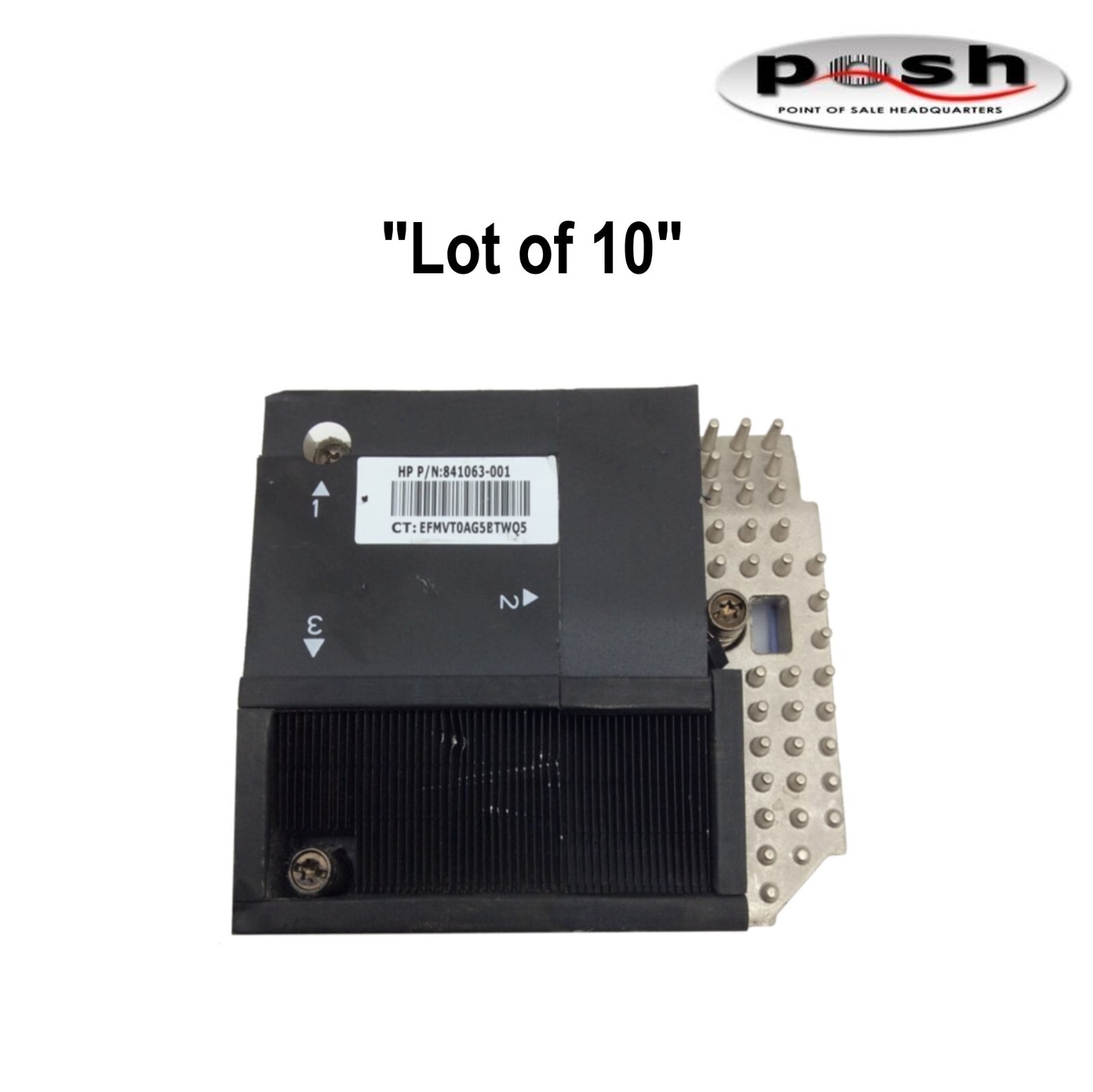 "LOT OF 10" HP RP9 G1 Retail System Heatsink