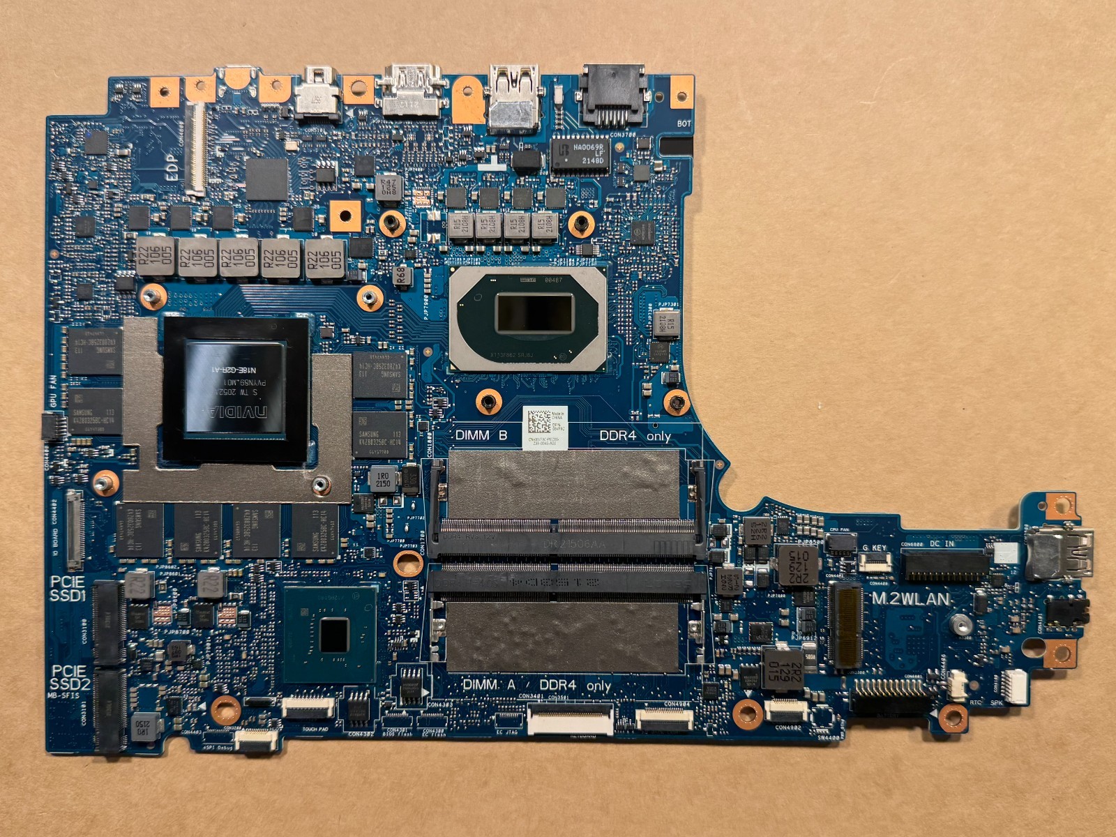 NEW Dell G7 17 7700 Motherboard Intel i9-10885H Nvidia RTX 2070/8GB 8VF9C