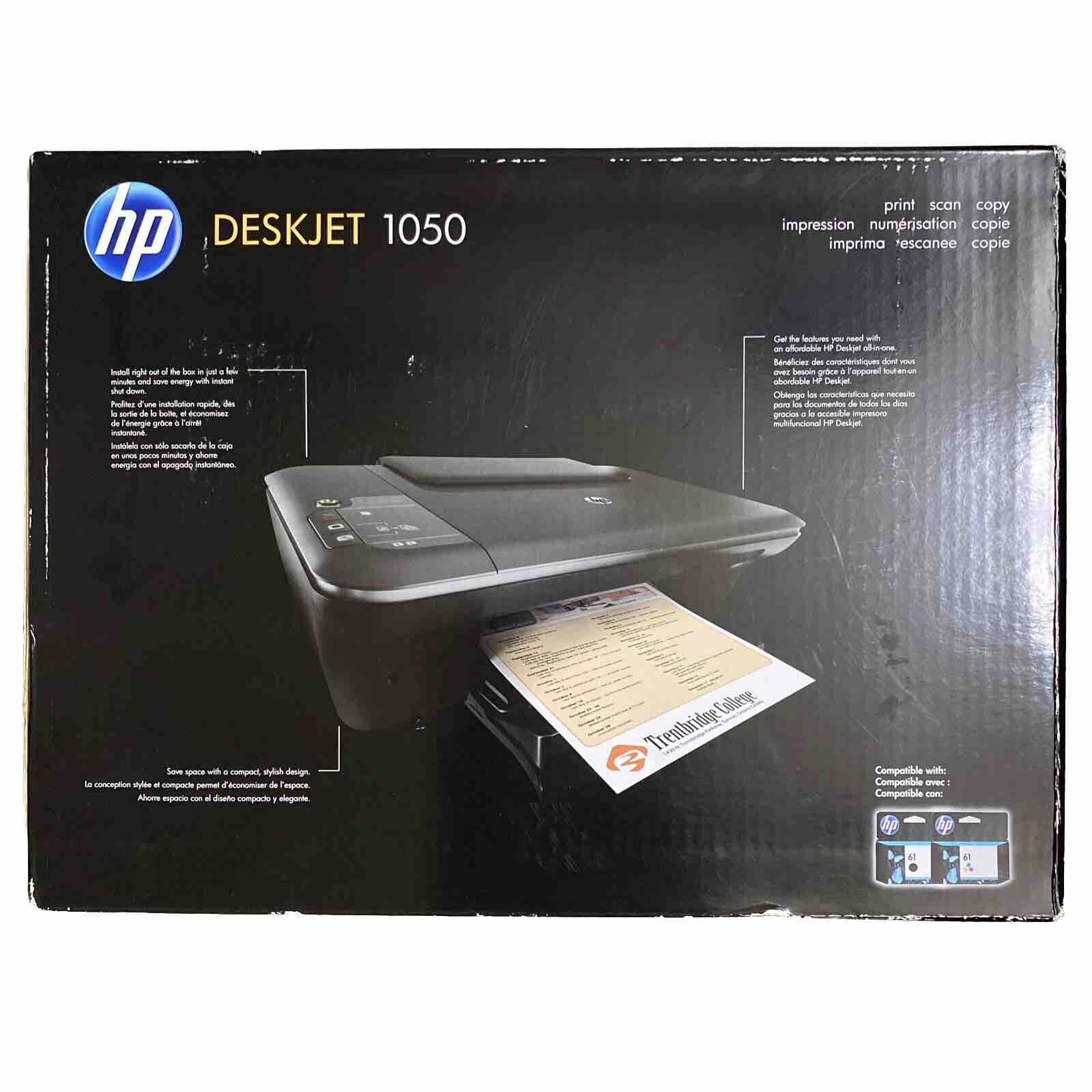 HP Deskjet 1050 All-In-One Inkjet Printer Print Scan Copy - NEW Sealed In Box