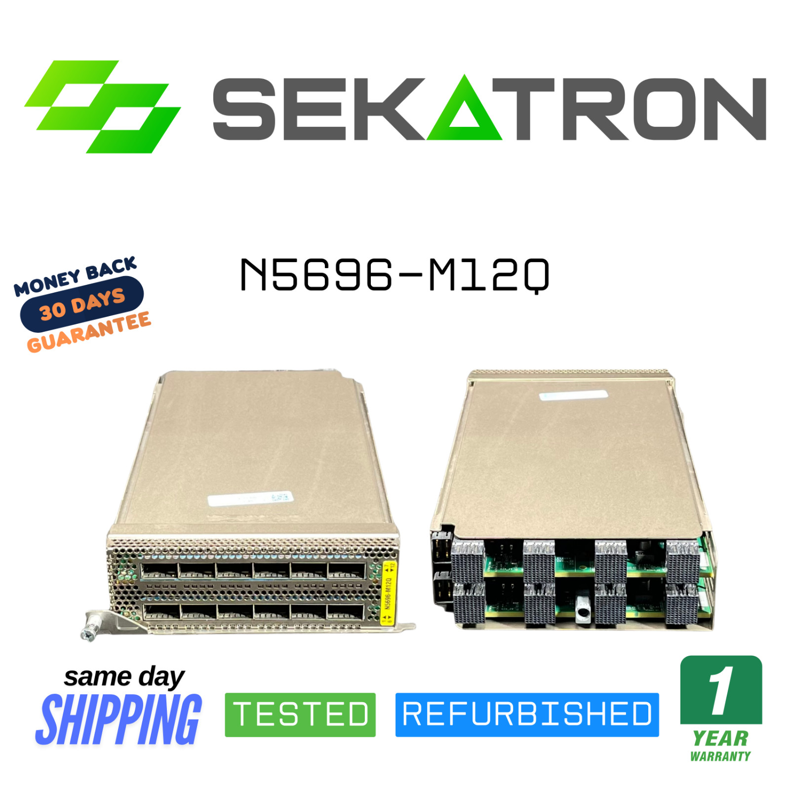 ♻️ Cisco N5696-M12Q 12-Port 40GbE Expansion Module for Nexus 5696 ⚡Fast Shipping