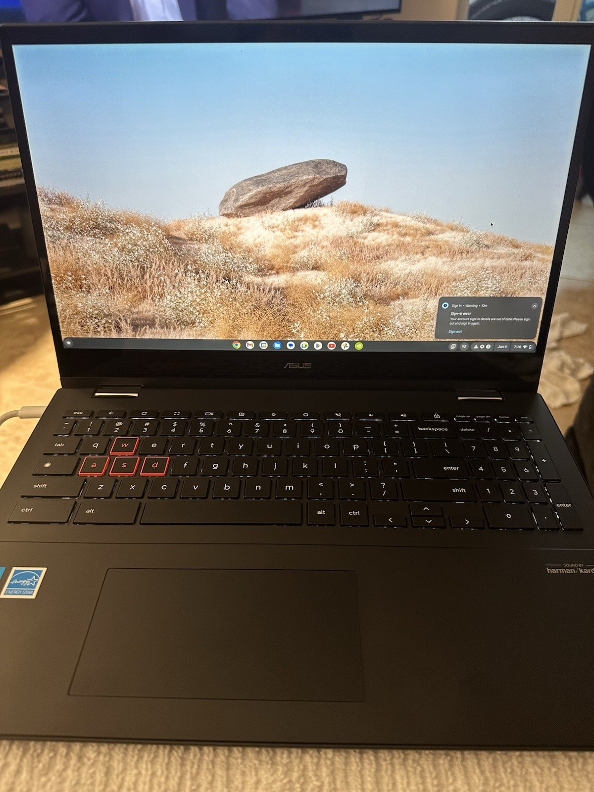 ASUS Chromebook CX5501FE 15.6" FHD Core i3 8GB 256GB SSD Chrome OS
