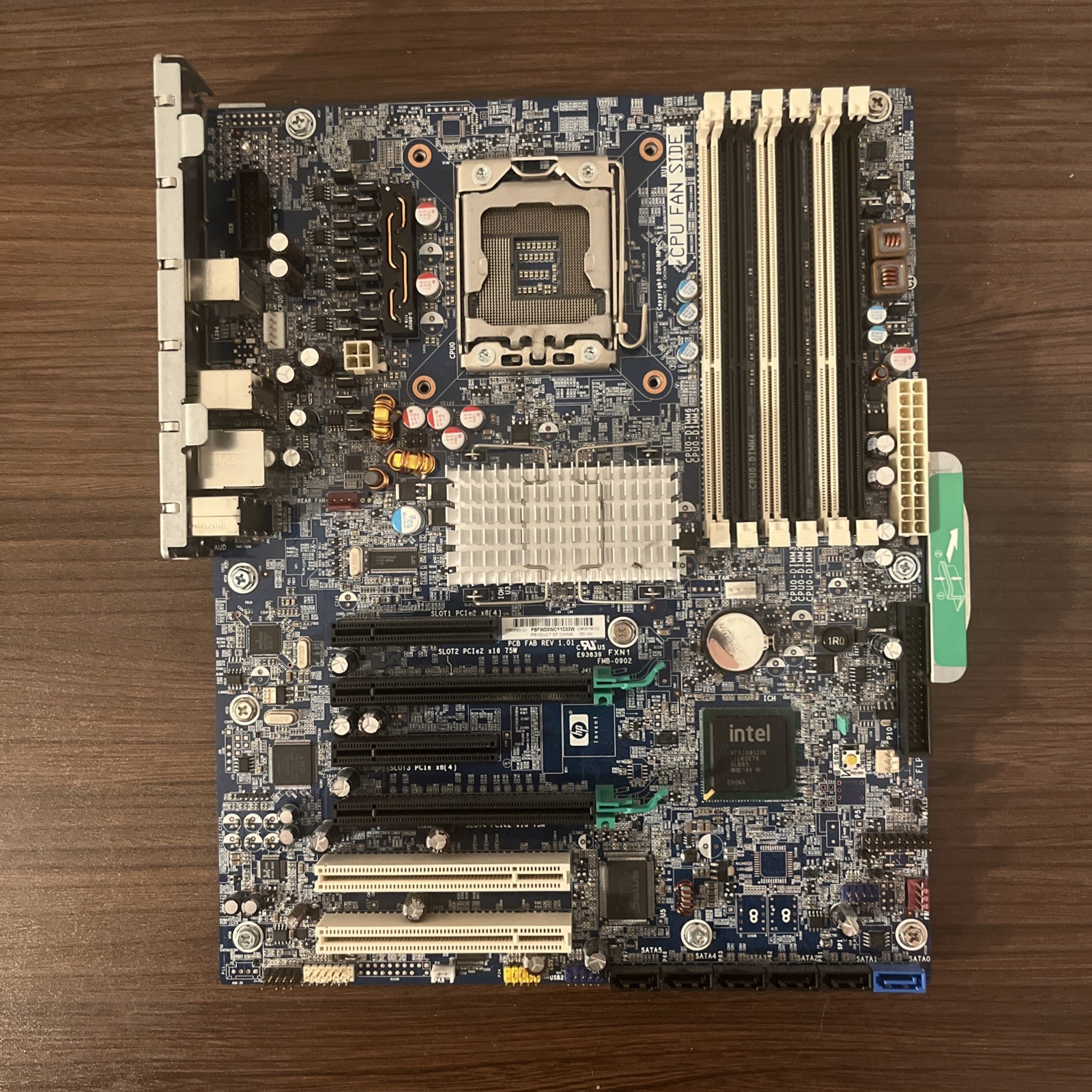 586968-001 HP Z400 WORKSTATION SYSTEM BOARD MOTHERBOARD LGA1366 W/ I/O Shield 