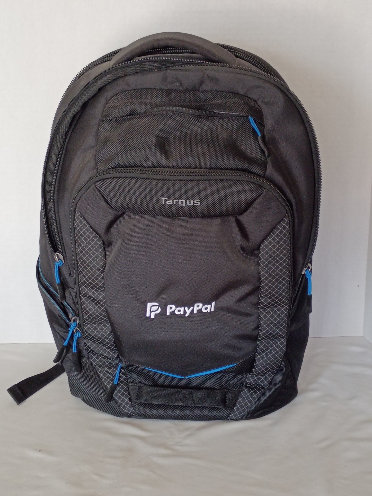 Black Targus Laptop Multi-Pocket Padded Backpack EUC