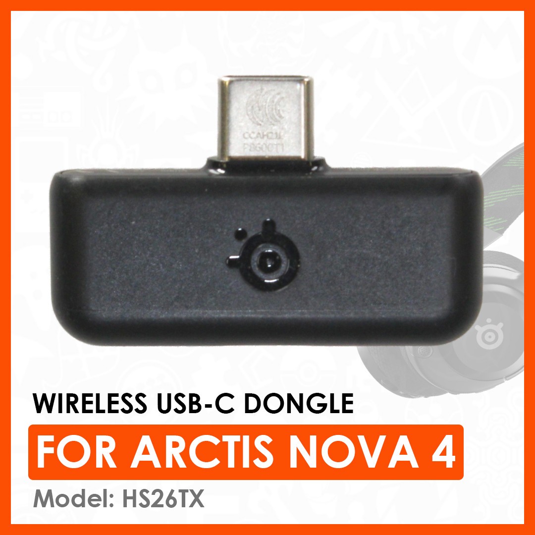 Genuine OEM SteelSeries Arctis Nova 4 Wireless USB-C Dongle | Black | HS26TX
