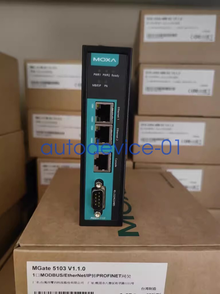 1pcs New MOXA MGate 5103 Modbus EtherNet/IP to PROFINET gateway DHL/FedEx
