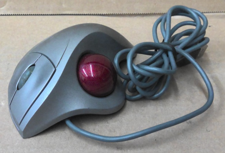 Logitech T-BB18 TrackMan Wheel USB Trackball Mouse w/ Scroll