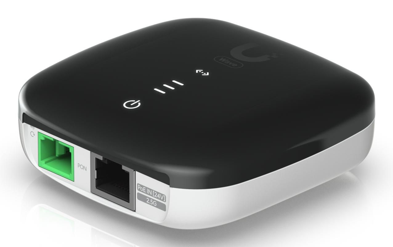 Ubiquiti W129251516 WAVE-FIBER-ONU-5 A GPON optical network unit with a 2.5 ~E~