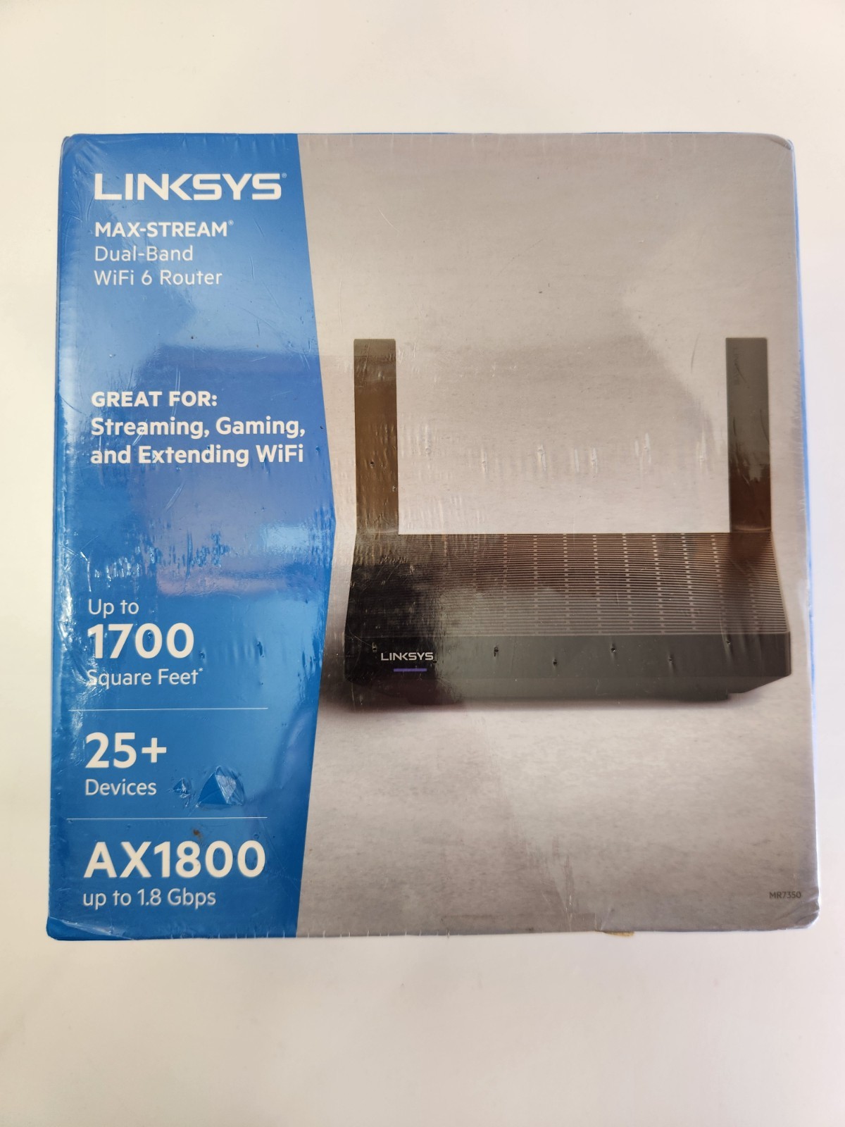Linksys AX1800 Max-stream Mesh WiFi 6 Router 4 WLAN Ports (MR7320)