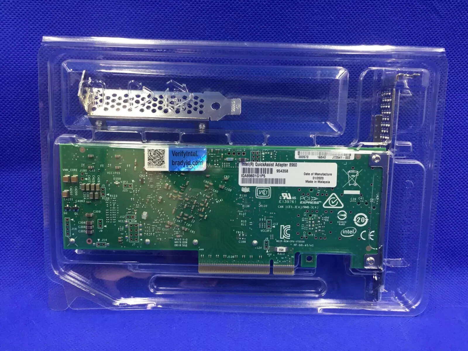 IQA89601G1P5 Intel® QuickAssist Adapter 8960 Cryptographic Accelerator CARD