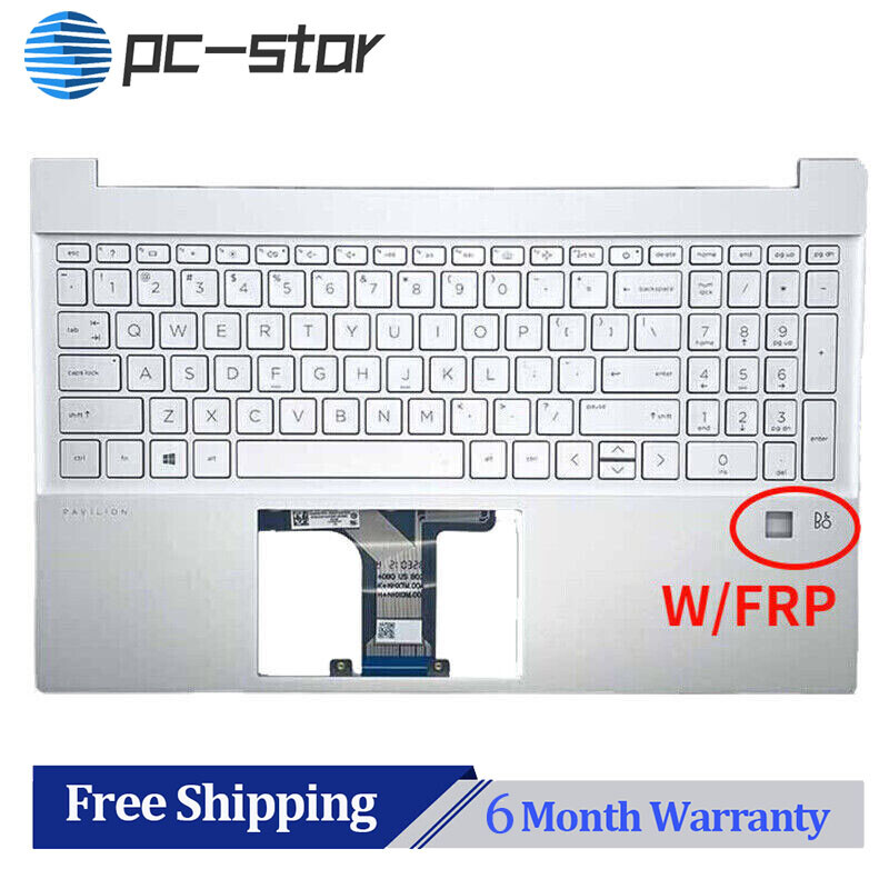 M08910-001 Palmrest For HP Pavilion 15T-EG 15Z-EH 15-EG 15-EH W/Backlit Keyboard
