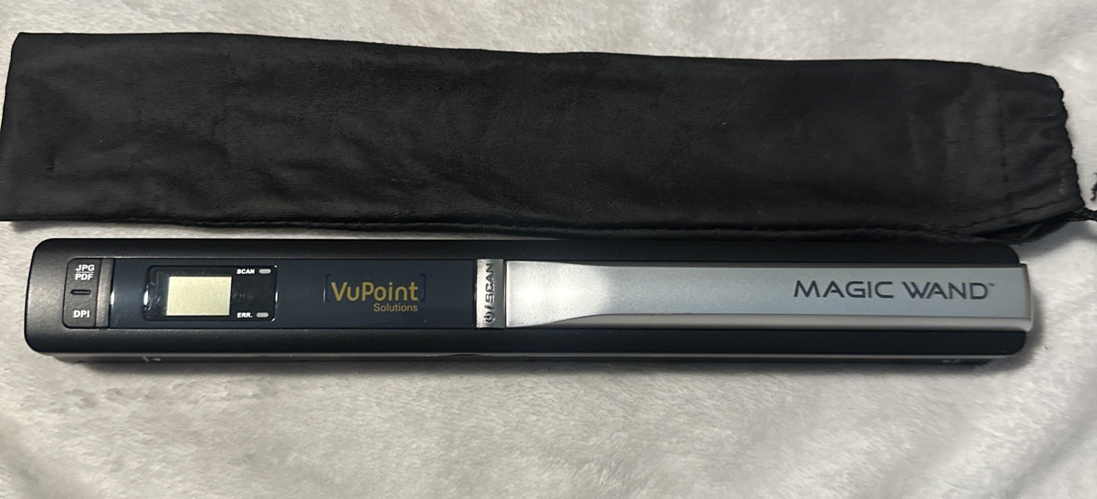 VuPoint Solutions Magic Wand portable handheld scanner.