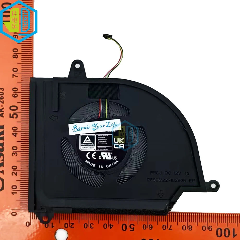 CPU GPU Fan Cooling For ASUS ROG Flow X16 GV601 GV601RE GV601R DFSCK221051825