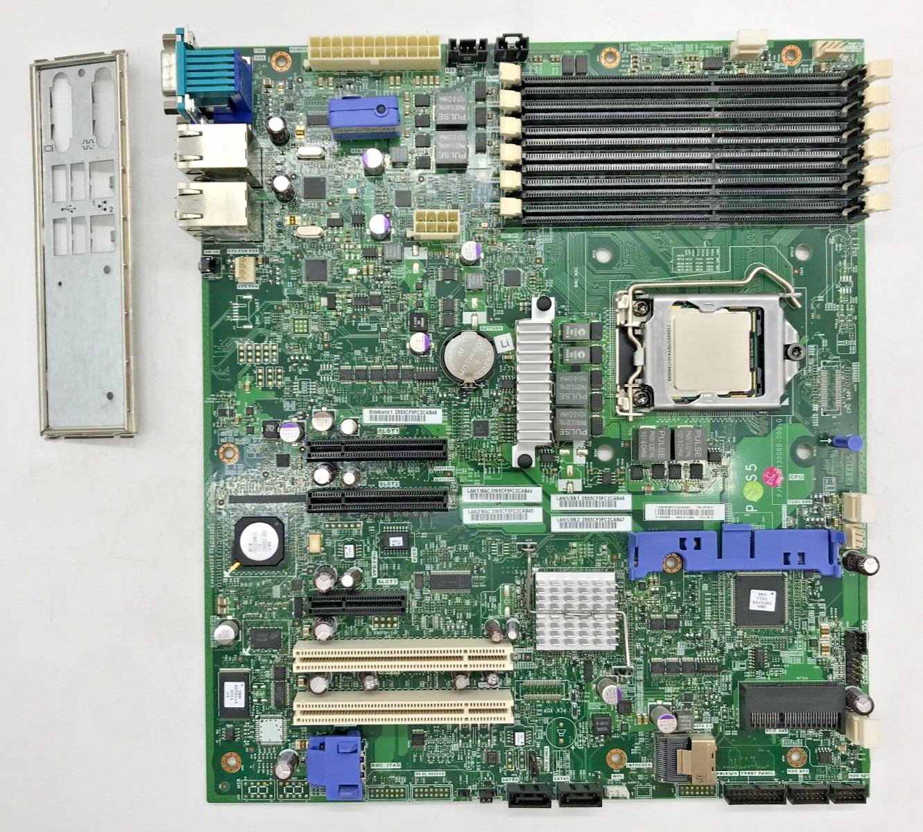 IBM 81Y6747 System Board X3200 X3250 DDR3 -ATX- Socket 1156- with I/O Shield#M2737