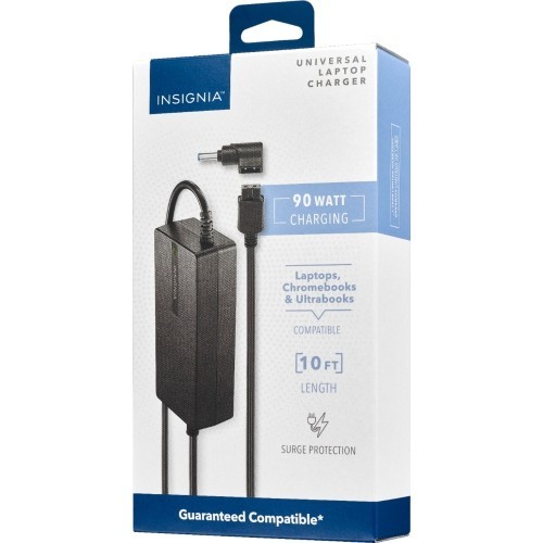 Insignia Universal 90W Laptop Charger – 10FT Length 