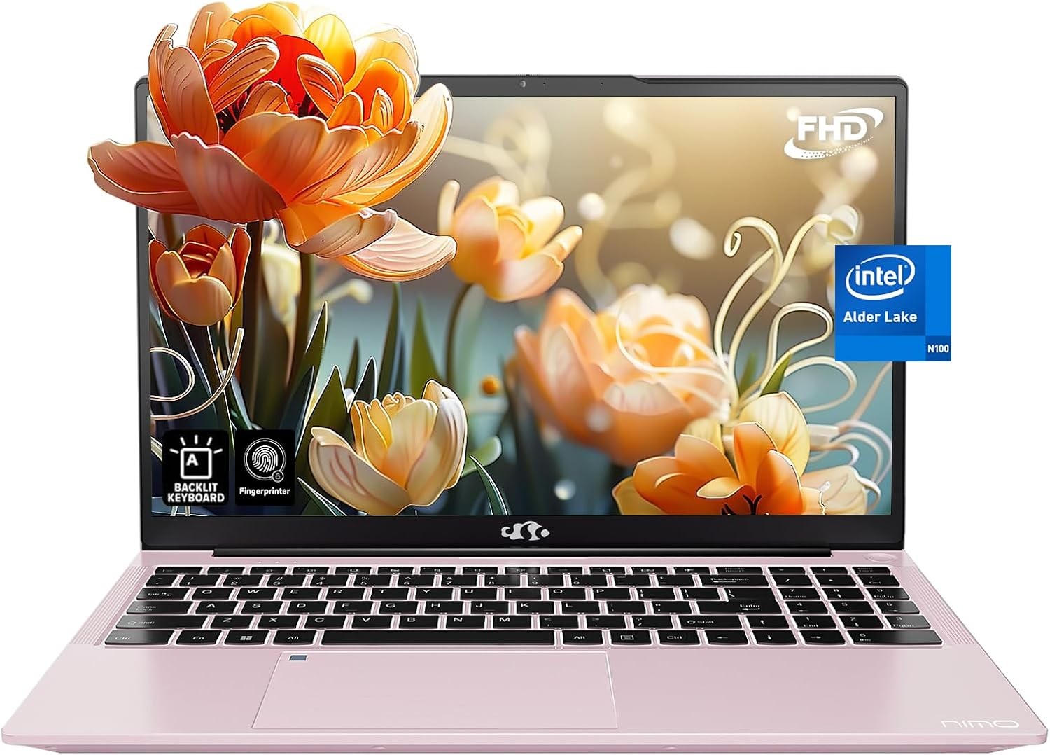 NIMO 15.6 Laptop, Pentium  N100, 16GB RAM 1TB SSD Type-C 65W Charger Backlit KB