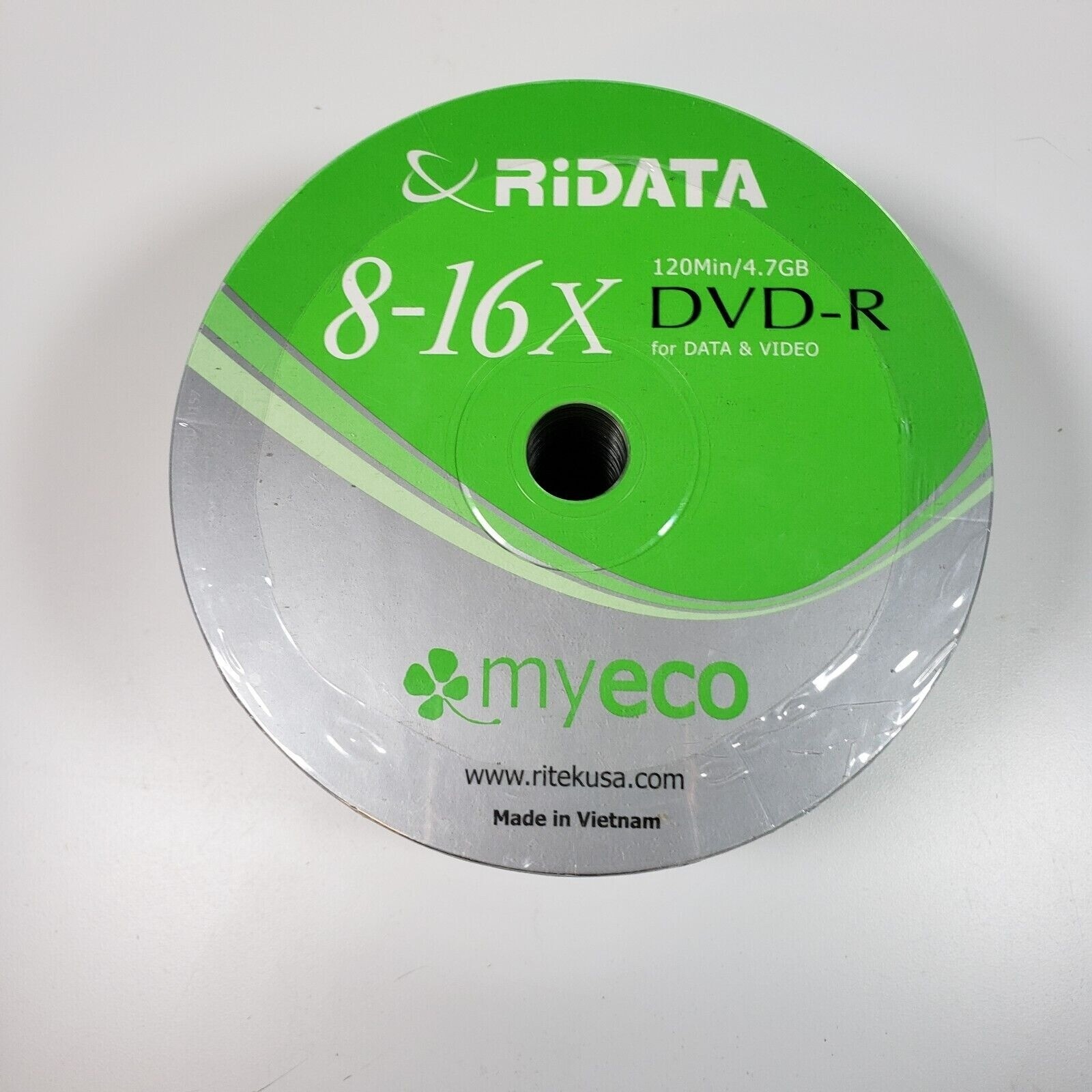 RiDATA DVD-R 8-16X 120min 4.7g 50 Pack Vintage SEALED BRAND NEW
