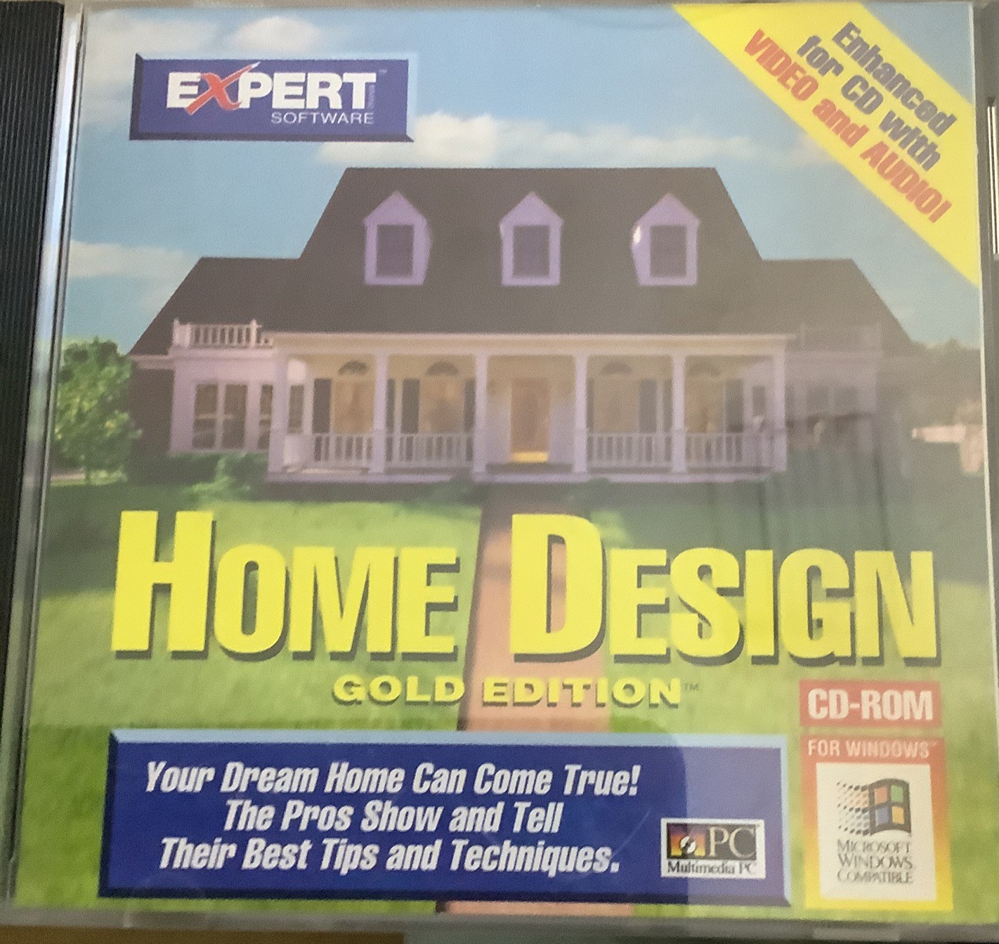Expert Software Home Design Gold Edition Enhanced For CD-ROM PC With Video/Audio