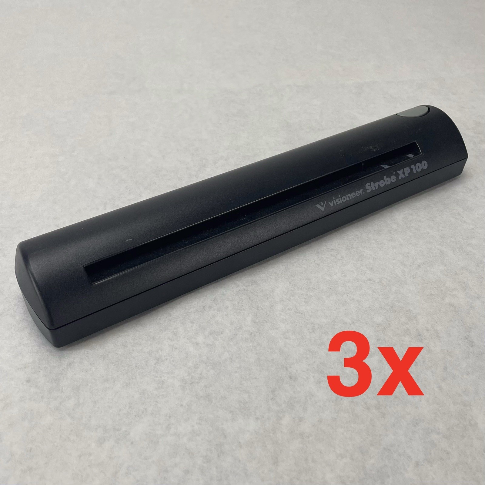 Visioneer Strobe XP 100 Black Portable 600dpi Optical Resolution Lot of 3