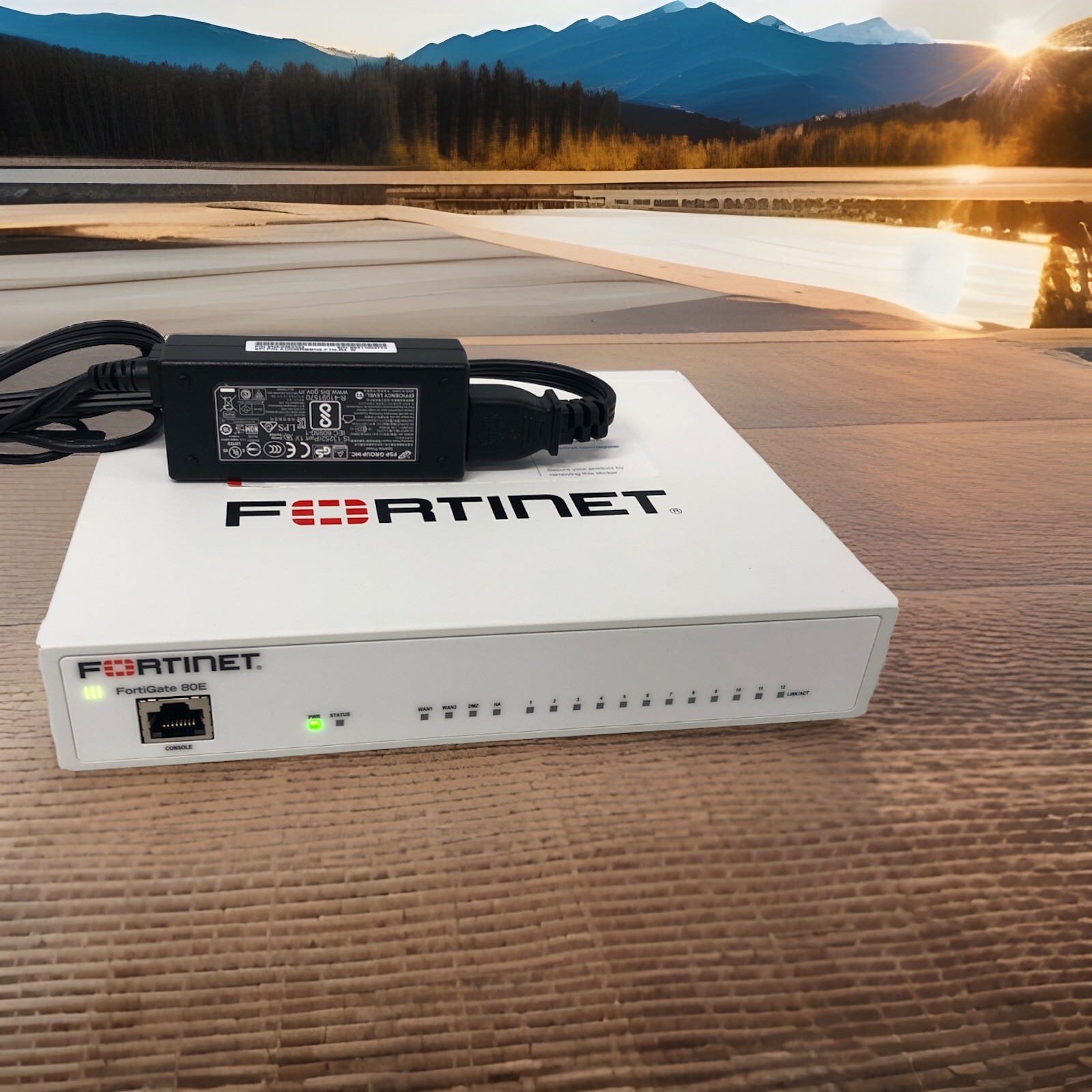 Fortinet Fortigate FG-80E Firewall Network Security Appliance with AC Adapter