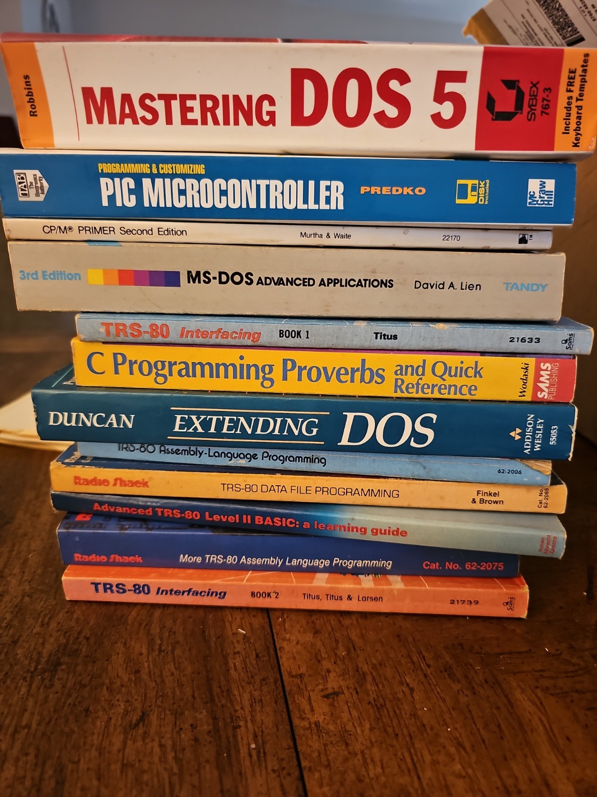 TRS-80 And Basic Programming Books Lot Of 12