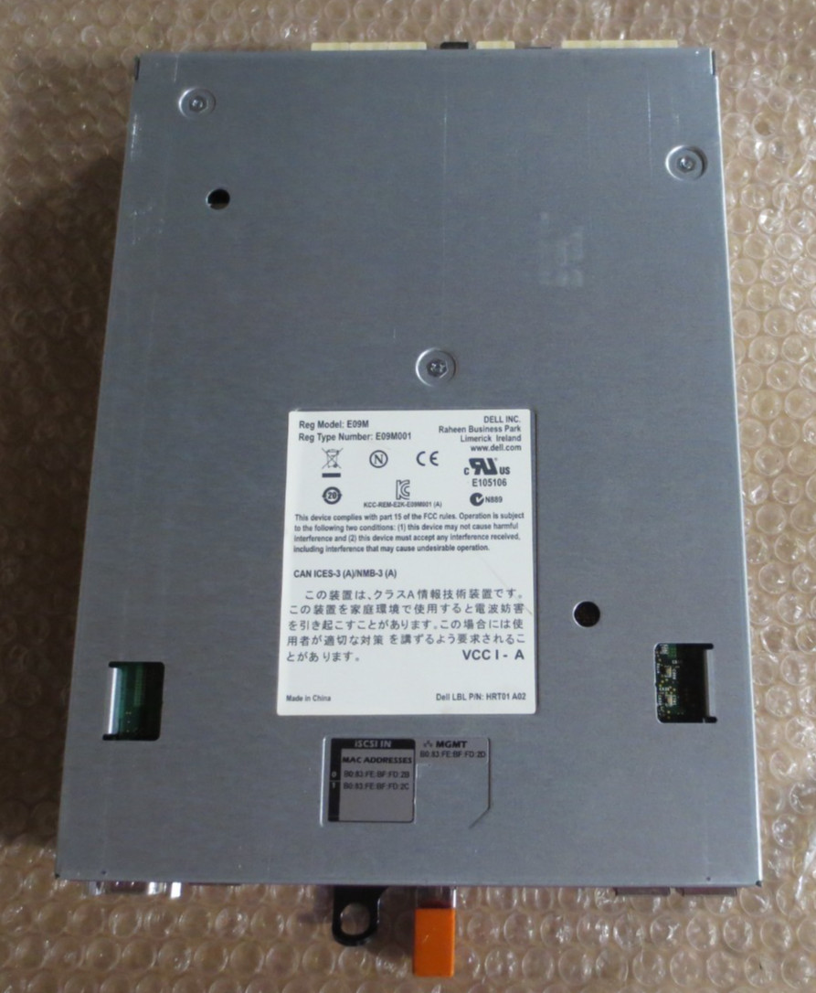 Dell EqualLogic E09M001 Control Module 12 Controller PS4100 Disk Array 0VYN8H