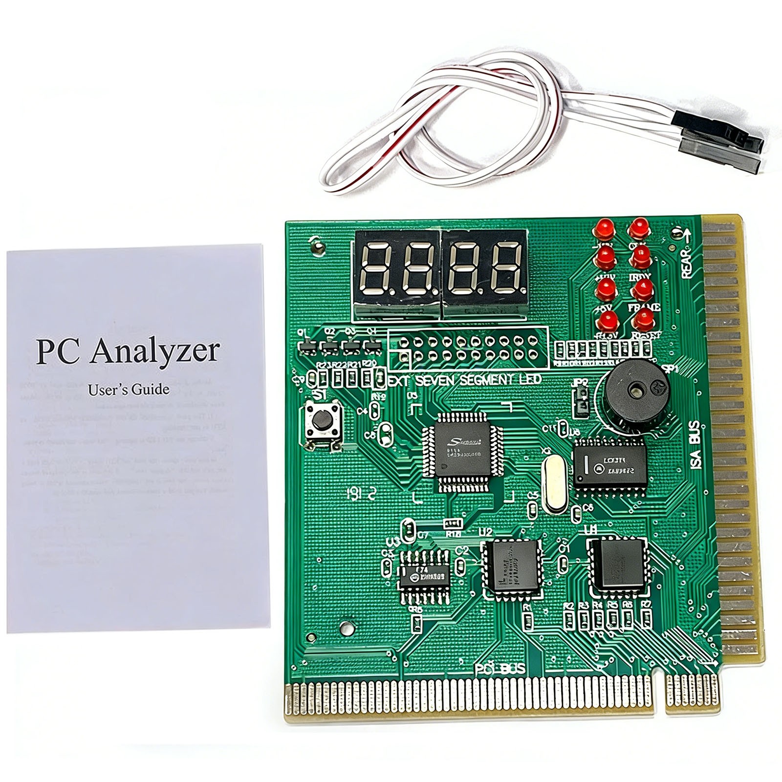 LED 4Digit PC Computer Diagnostic Card Motherboard Mainboard POST Tester PCI ISA