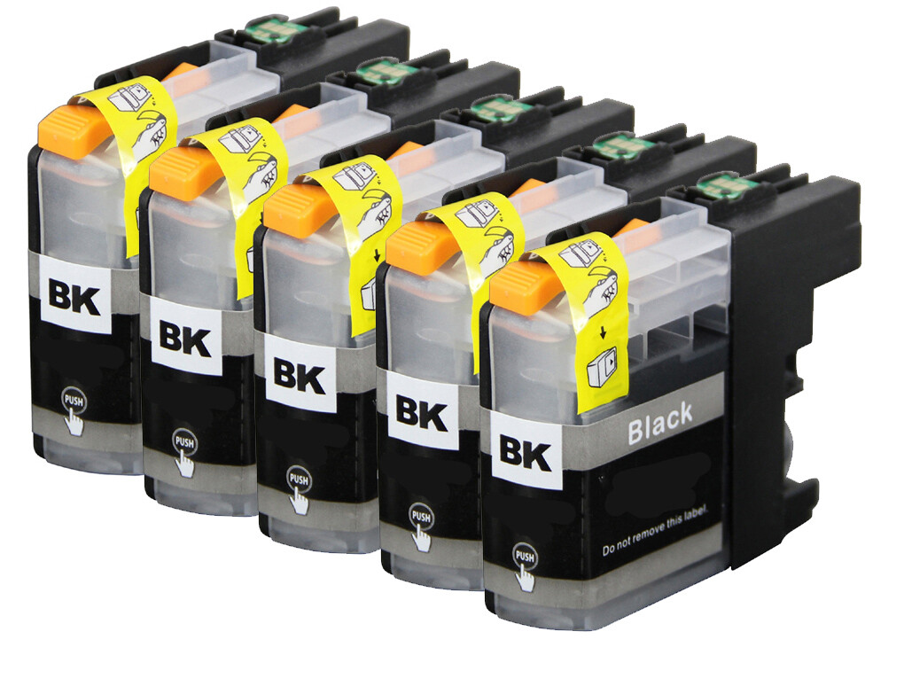 5P XL BLACK Printer Ink fits LC203 LC201 MFC-J460DW MFC-J5720DW MFC-J4320DW