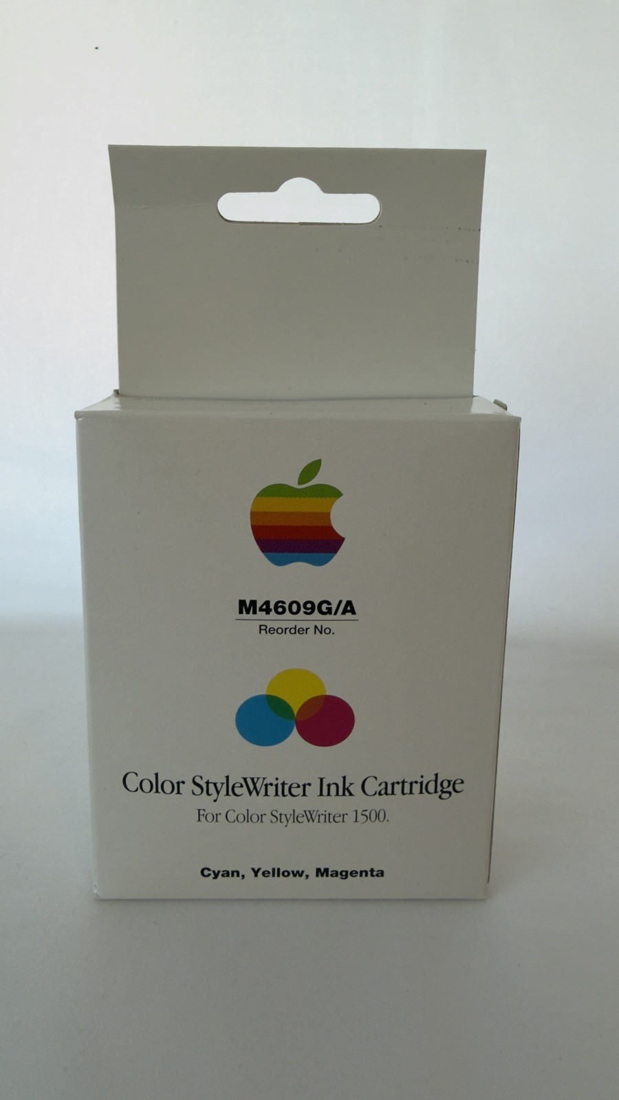 NOS Genuine Apple Color StyleWriter 1500 Color Ink Cartridge Sealed M4609G/A-New