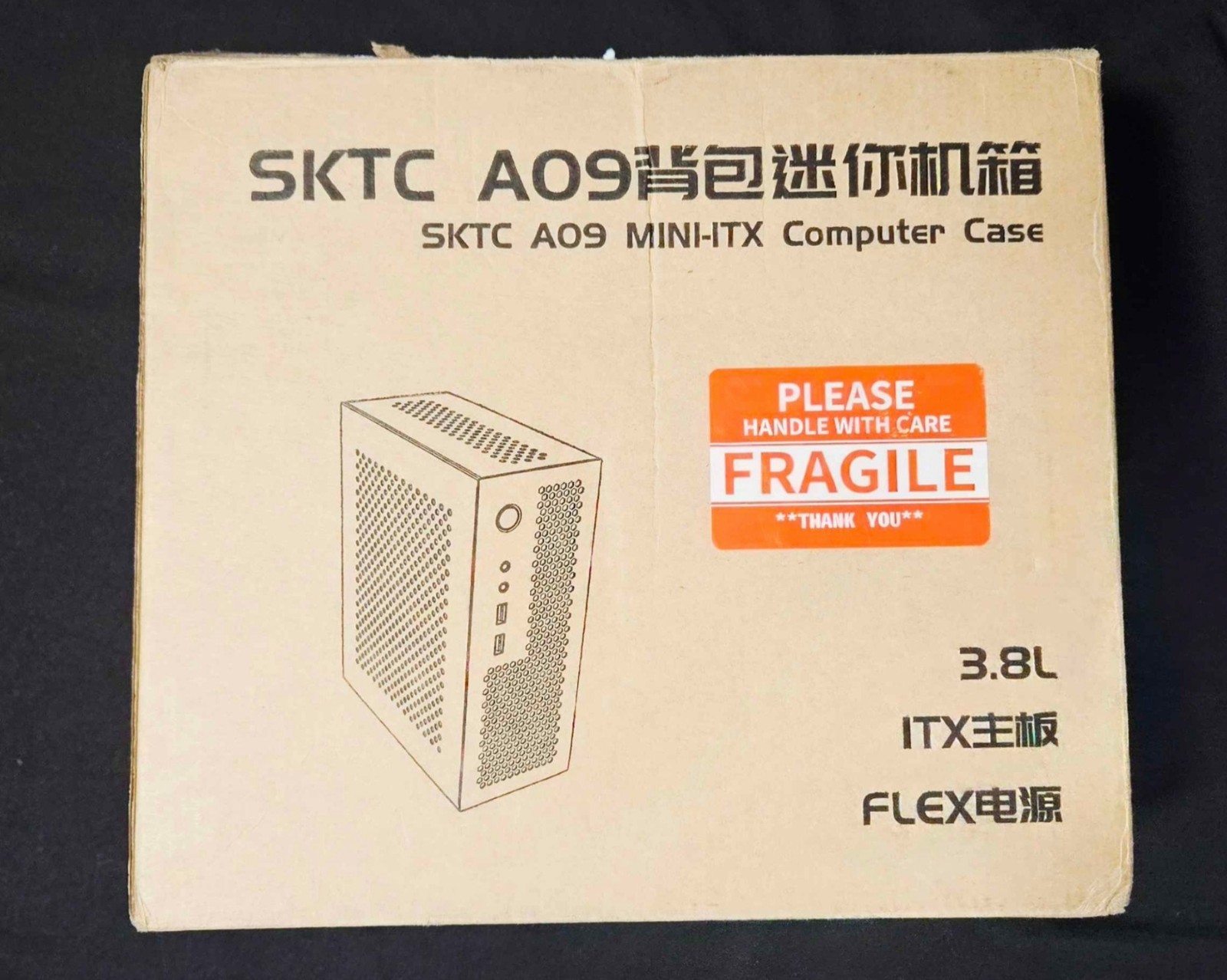 SKTC A09 Mini-ITX PC Computer Case 3.8L